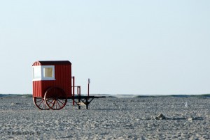 Strand auf Insel Borkum