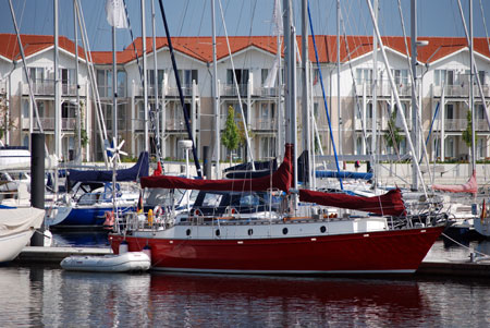 Boote im Yacht-Hafen