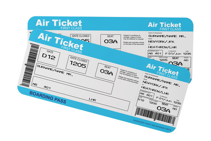 Flugticket | © doomu - Fotolia.com