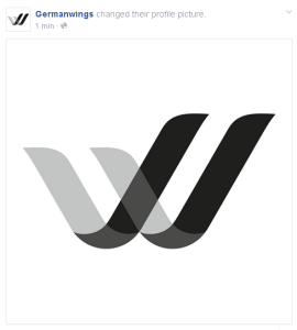 Germanwings Logo auf Twitter