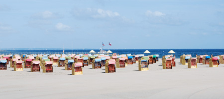 Ostsee Strandkörbe