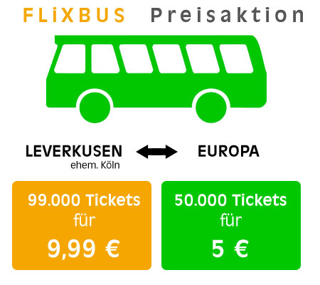 Flixbus Preisaktion