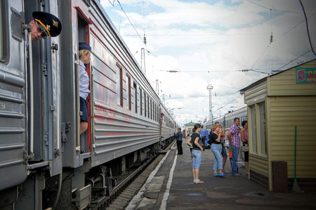 Ein Zug der Transsibirischen Eisenbahn | Foto: Peggy_Marco, pixabay.com, CC0 Public Domain