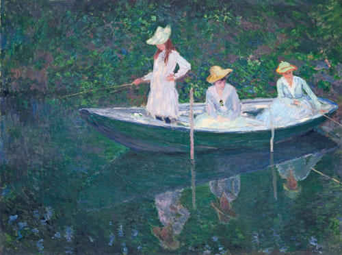 Monet - In der Barke, 1887 | © RMN-Grand Palais (Musée d Orsay) Hervé Lewandowski