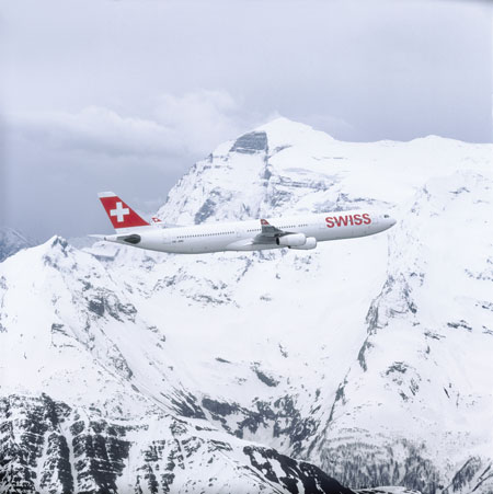 Swiss Airbus A320 im Schnee | Foto: © Swiss