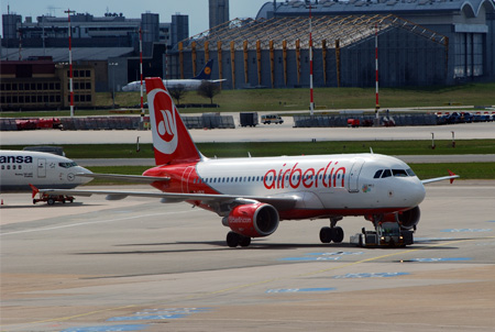 Flugzeug von Air Berlin