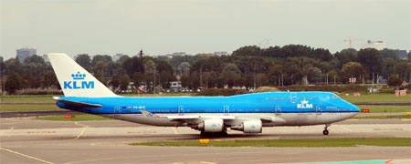 Eine Boeing 747-400 der KLM