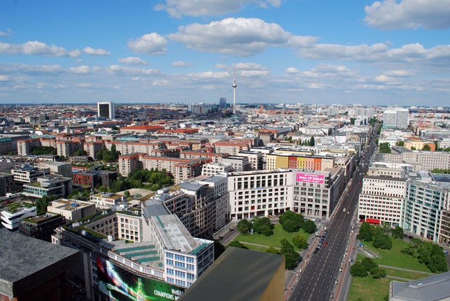 Überblick über Berlin Mitte