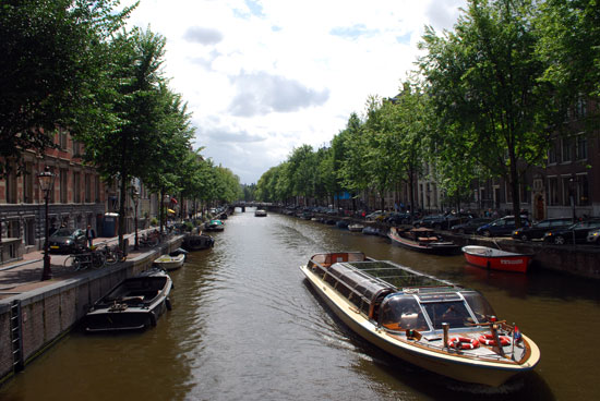 Kanal in Amsterdam