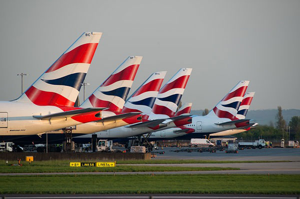 British Airways Flugzeuge am Boden | Foto: cedarjet201, pixabay.com, Pixabay License